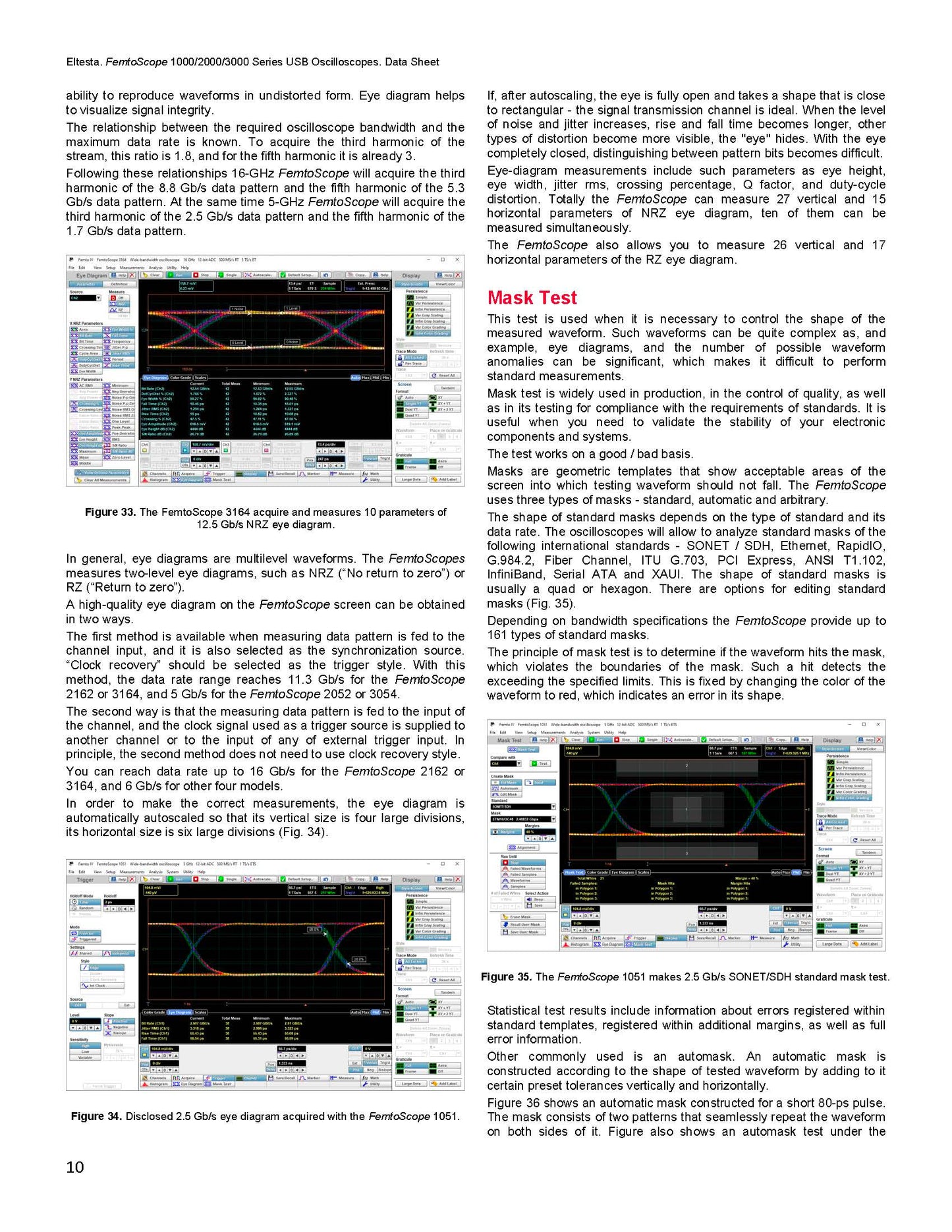 FemtoScope 2162 - 2 Channel Digital Oscilloscope, 16GHz bandwidth