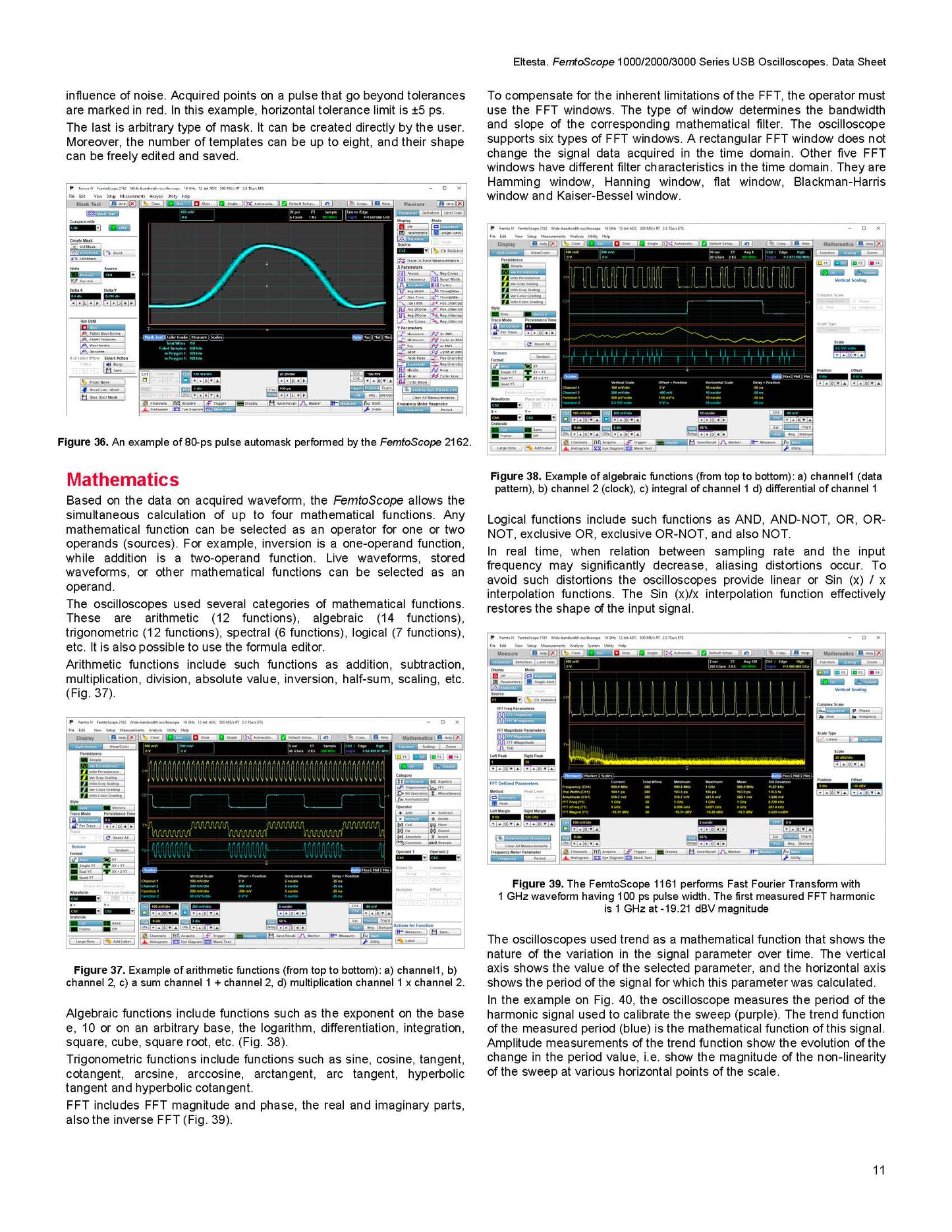 FemtoScope 2162 - 2 Channel Digital Oscilloscope, 16GHz bandwidth