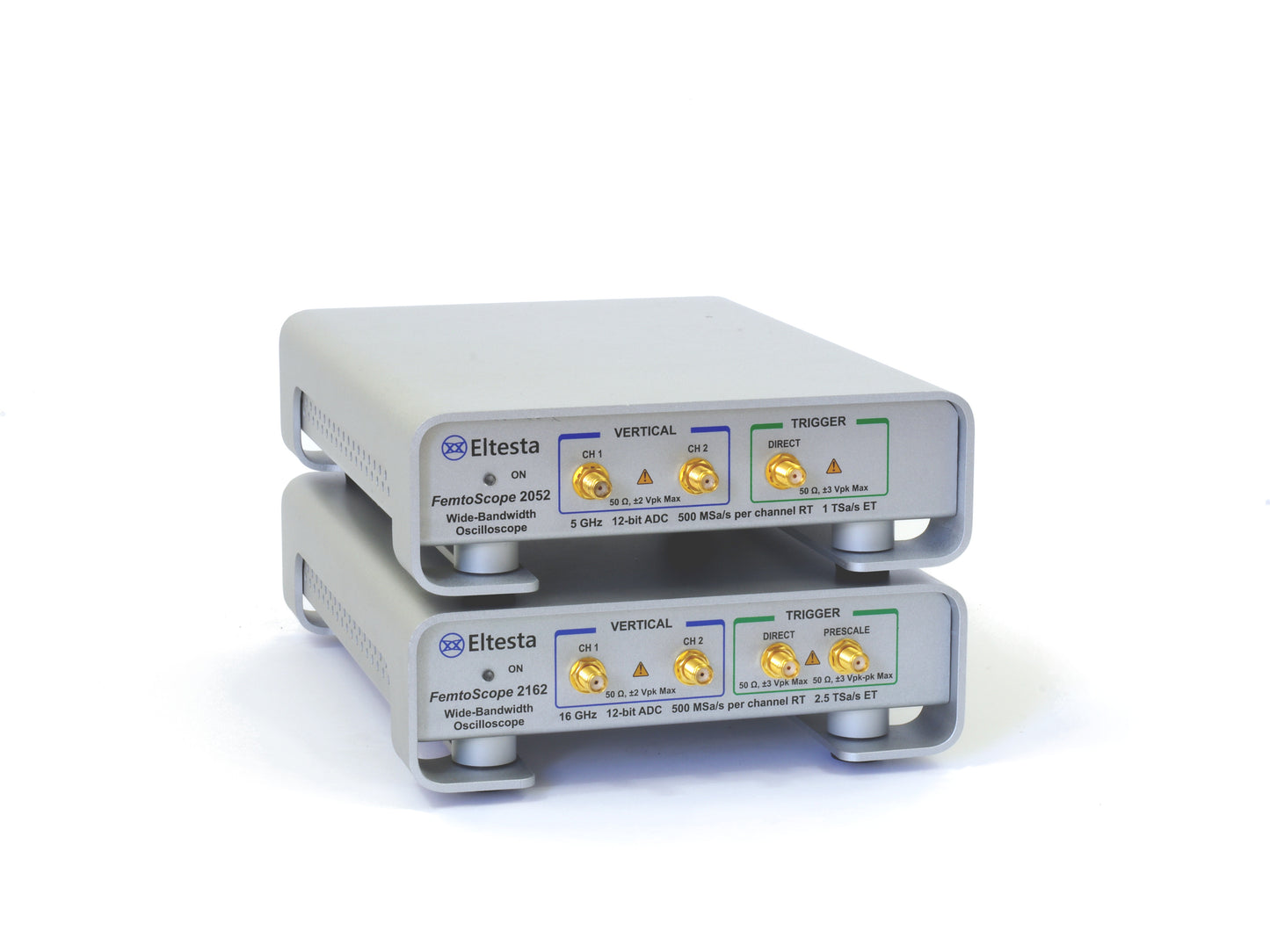 FemtoScope 2052 - 2 channel oscilloscope, 5GHz bandwidth